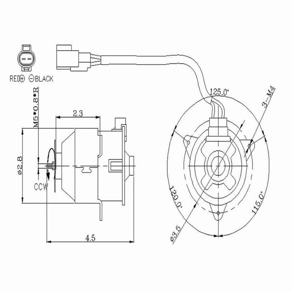 Engine Cooling Fan Motor