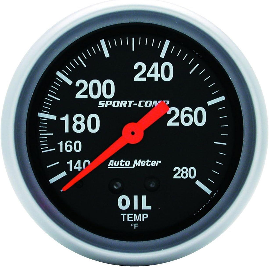 3443 Sport-Comp Mechanical Oil Temperature Gauge