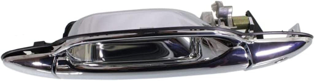 for GMC Canyon Exterior Door Handle Front, Driver Side Chrome (2004-2012) | with Key Hole| Trim:All Submodels