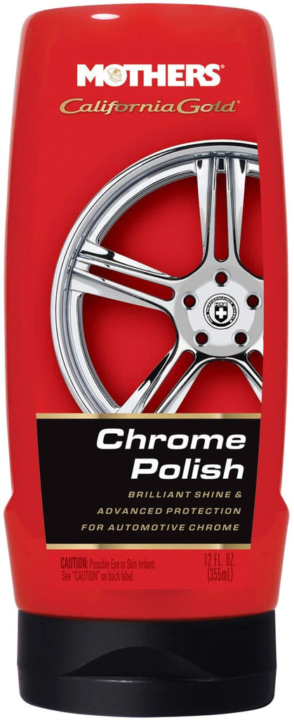 Mothers 05212-6 California Gold Chrome Polish - 12 Oz., (Pack of 6)