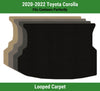 Lloyd Classic Loop Trunk Carpet Mat for 2020-2022 Toyota Corolla