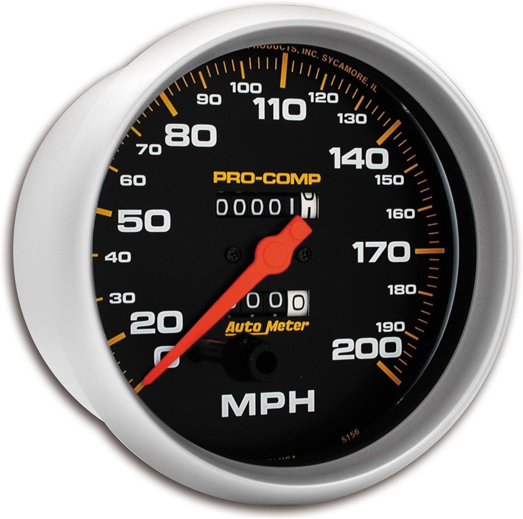 5156 Pro-Comp Mechanical In-Dash Speedometer