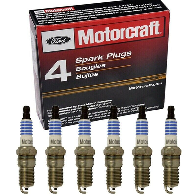 Genuine Motorcraft Spark Plugs AGSF32N 6PCS Set for Ford/ Lincoln/ Mercury