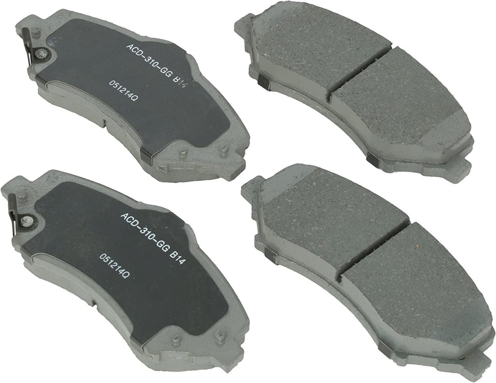 Silver 14D1273ACH Ceramic Front Disc Brake Pad Set