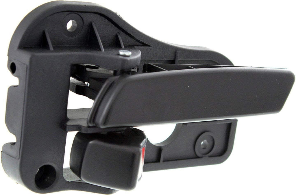 Interior Door Handle Set Compatible with 2007-2012 Kia Rondo Front or Rear, Driver and Passenger Side Black