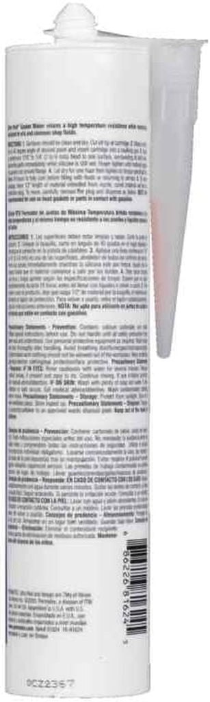 Permatex 81409 High-Temp Red RTV Silicone Gasket, 11 Oz.