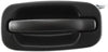 For Chevy Silverado 2500 2002 Door Handle Driver Side | Rear | Outer | Crew Cab | Textured Black | Replacement for GM1520105 | 15721571, 19356470