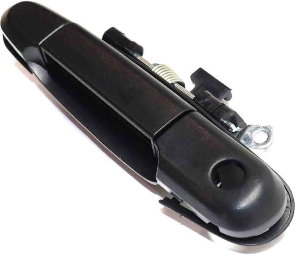 Compatible with Toyota Tercel Exterior Door Handle Front, Driver Side Textured Black (1991-1994) | with Key Hole | Trim:All Submodels | TO1310110 | 6922016070