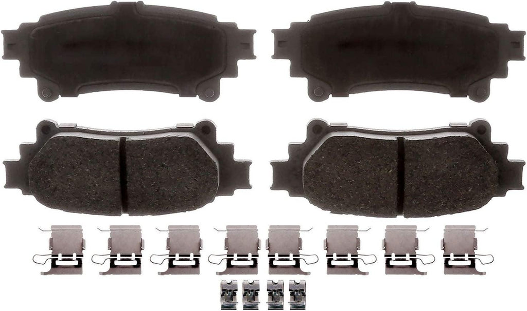 Gold 17D1391CH Ceramic Rear Disc Brake Pad Set