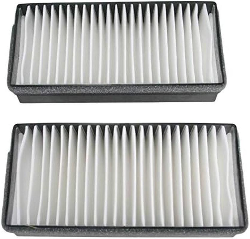 Paper Style Cabin Air Blower Filter Pair Set Compatible with Buick Chevy Olds Pontiac Saturn