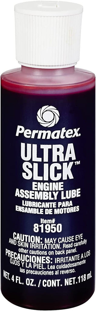 Permatex 81950 Ultra Slick Engine Assembly Lube, 4 Oz. , Red