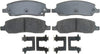 Gold 17D1172CH Ceramic Rear Disc Brake Pad Set