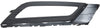 2017-2018 Ford Fusion Front Passenger Side Fog Light Bezel; except Sport Package; as Oem Will Not Include Trim Molding; Textured Black; Made of Plastic; [Fo] Partslink FO1039167