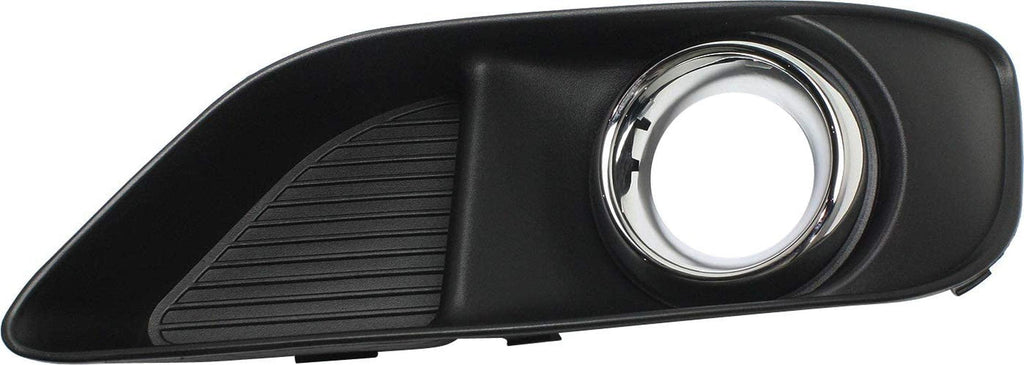 Fog Light Trim for CHRYSLER 300 2012-2014 RH Outer Black with Chrome Trim SRT-8 Model