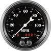 1749 Gauge Speedometer (Old TYME Black 3 3/8", 120Mph, GPS, Old TYME Black)