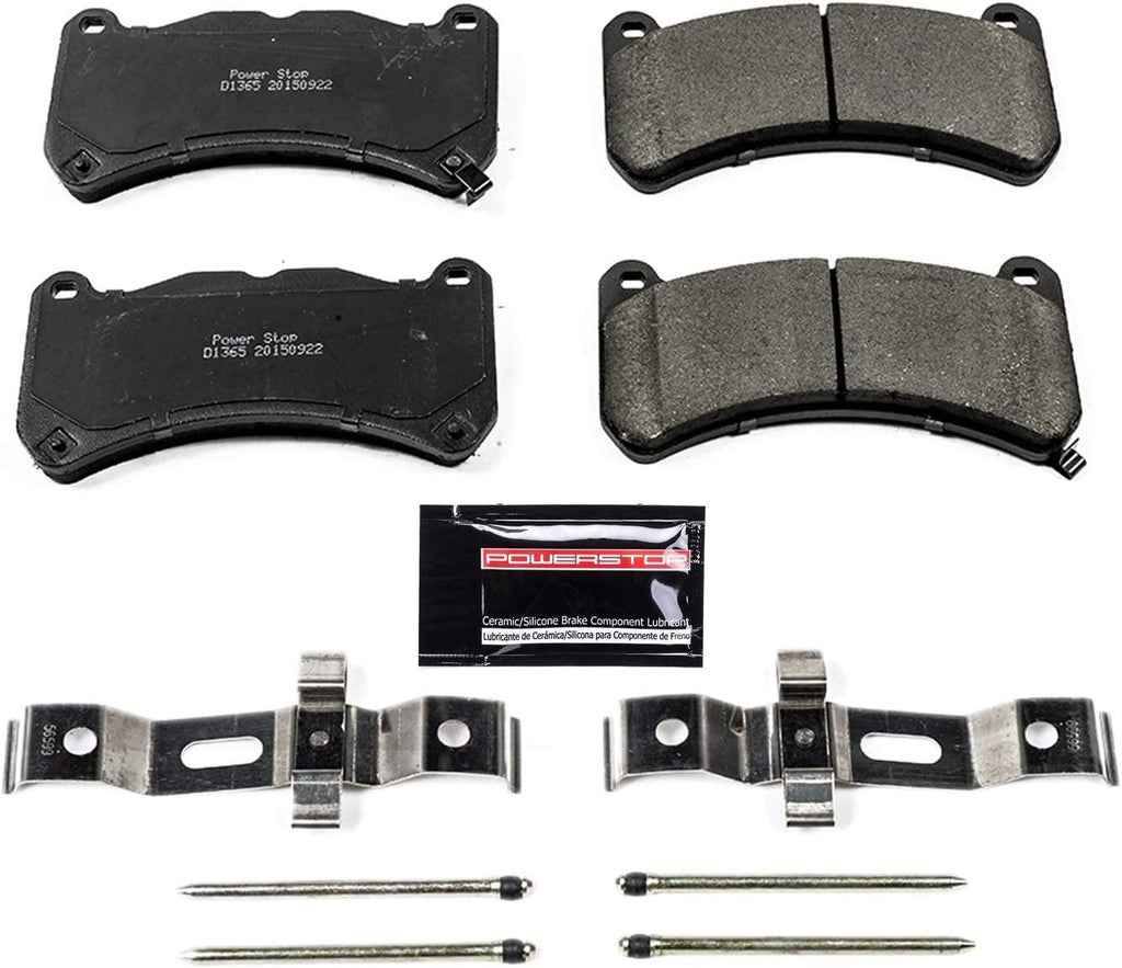 Z23-1365 Z23 Evolution Sport Carbon Fiber Infused Ceramic Brake Pad with Hardware