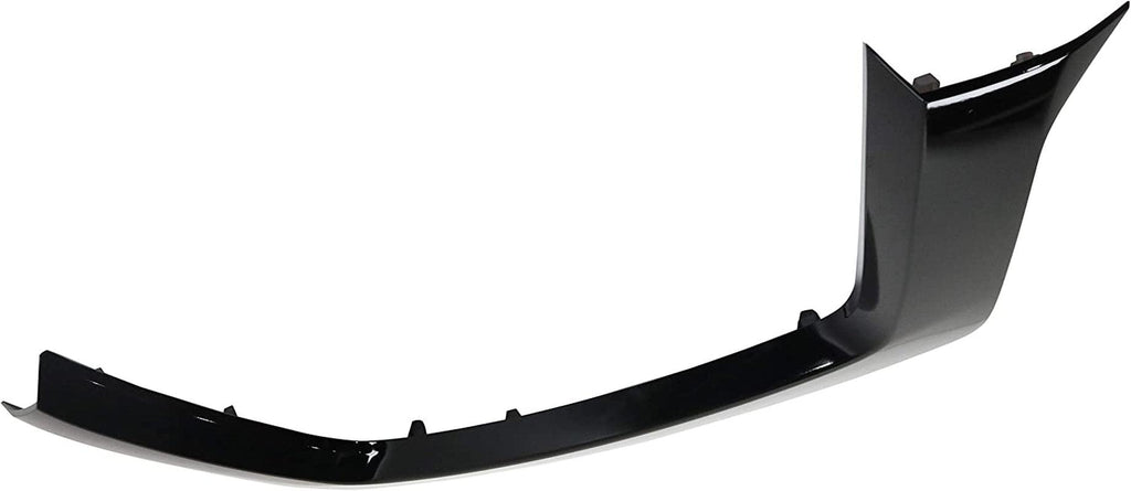 Front Bumper Trim Compatible with 2017-2019 Nissan Rogue Center Cover Finisher Painted Black CAPA