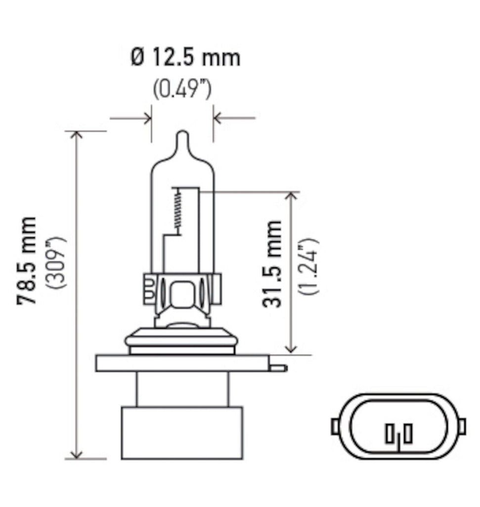 Headlight Bulb for Roadster, PT Cruiser, Charger, Viper, SRX, Cts+More H71071422