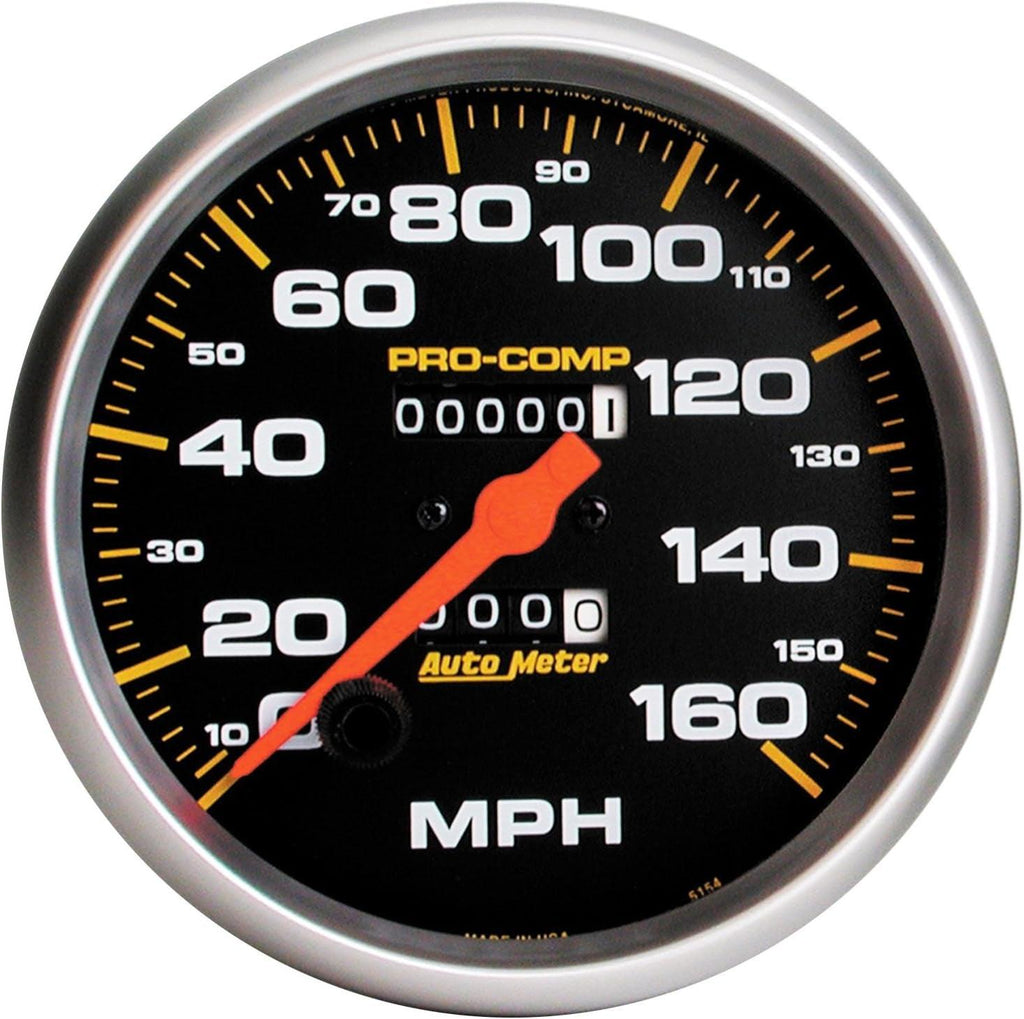 5154 Pro-Comp Mechanical In-Dash Speedometer 5.000 In.