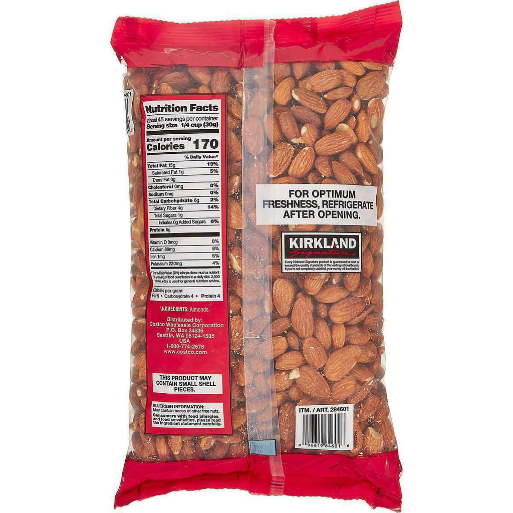 Kirkland Signature Whole Almonds In-Shell Pistachios Roasted Salted (3Lbs X 2)