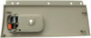 Interior Door Handle Compatible with 2003-2011 Lincoln Town Car Rear, Passenger Side Beige Bezel with Chrome/Gold Lever