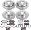 K5632-36 Front and Rear Z36 Truck & Tow Brake Kit, Carbon Fiber Ceramic Brake Pads and Drilled/Slotted Brake Rotors