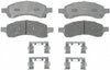 14D1169CH Advantage Ceramic Front Disc Brake Pad Set with Hardware