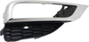 Fog Light Trim Compatible with 2015-2016 Honda CR-V Chrome for Models with Fog Light Holes Front, Passenger Side