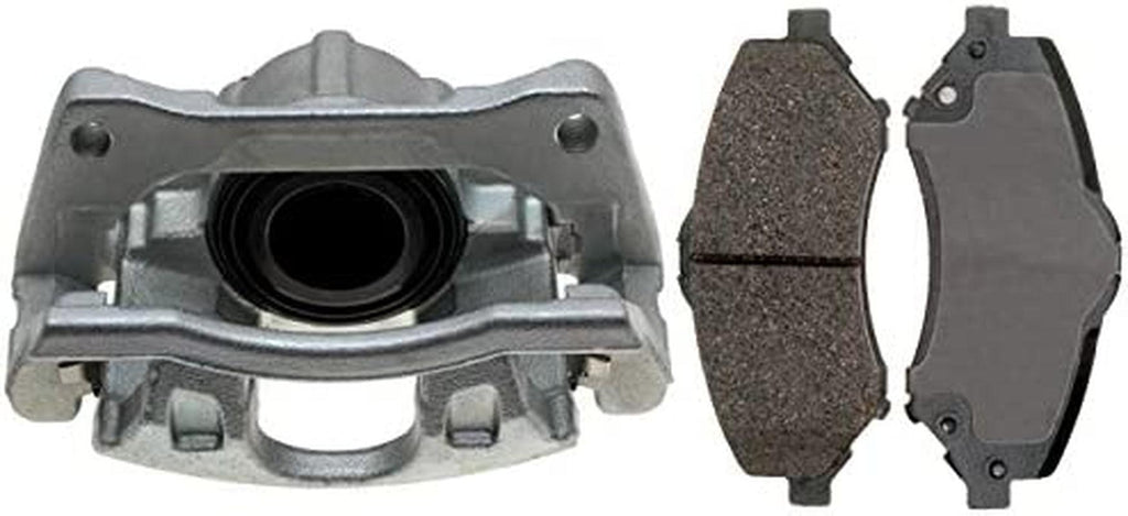 Professional 18R2508 Front Disc Brake Caliper Assembly with Ceramic Pads (Loaded Non-Coated), Remanufactured