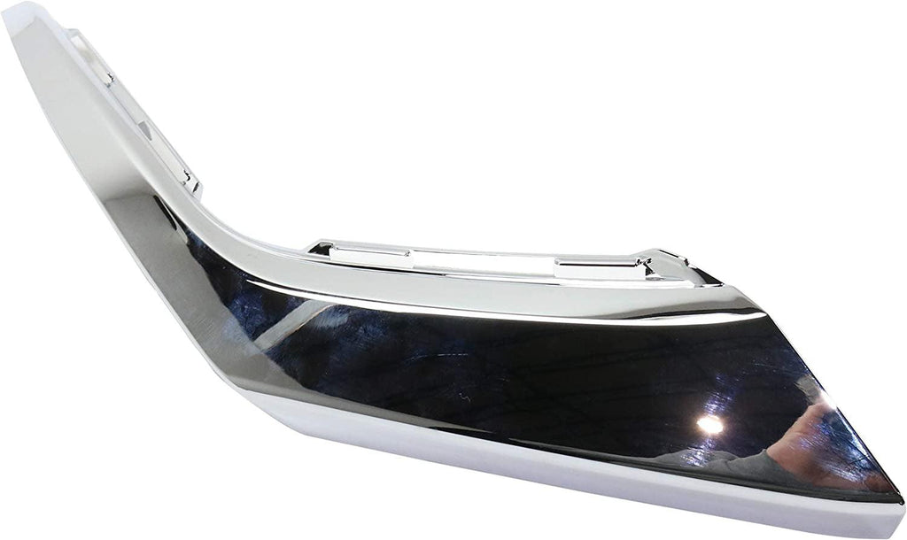 Front Bumper Trim Compatible with 2016-2020 Mitsubishi Outlander/Mitsubishi Outlander PHEV 2018-2020 Lower Garnish Chrome Passenger and Driver Side