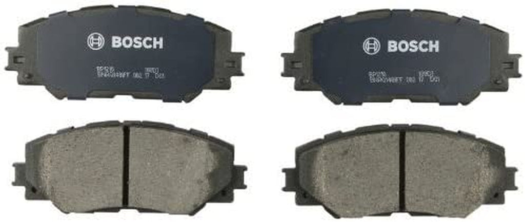 BOSCH BP1210 Quietcast Premium Organic Disc Brake Pad Set - Compatible with Select Lexus Hs250H; Pontiac Vibe; Scion Xb, Xd; Toyota Corolla, Matrix, Prius V, RAV4; FRONT