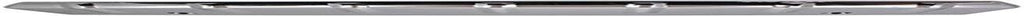 Evan-Fischer Bumper Trim Compatible with Jeep Commander 06-10 Front Cover Trim Strip Chrome