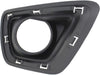 for Chevy Colorado 2015-2022 Fog Light Trim Passenger Side | Front | Textured Black | Replacement for GM1039176 | 22891701