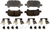 Silver 14D828CHF1 Ceramic Rear Disc Brake Pad Set