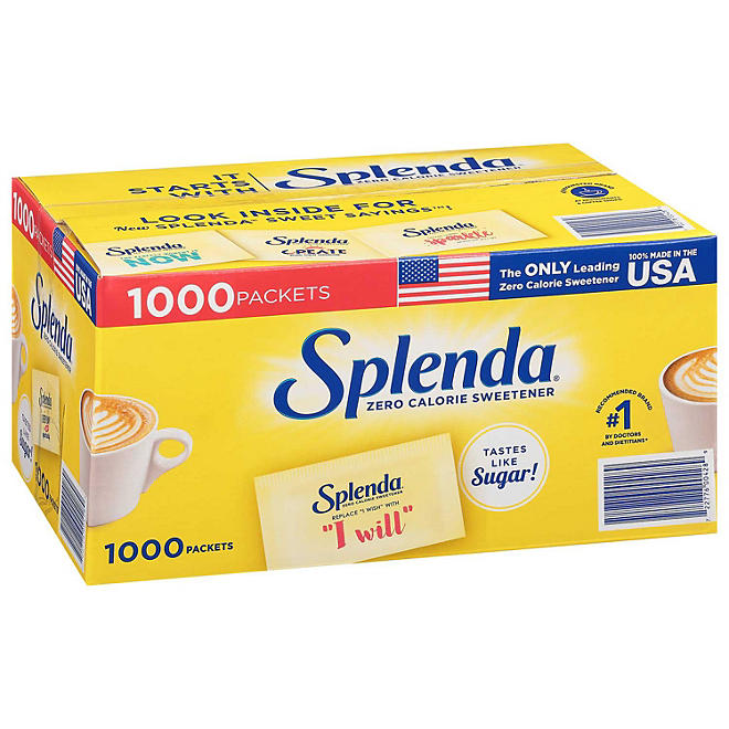 Splenda Zero Calorie Sweetener Packets 1,000 ct.