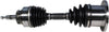 NCV11140 CV Axle Shaft Assembly - Left or Right Front (Driver or Passenger Side), Black & Silver, 5.5 Inch