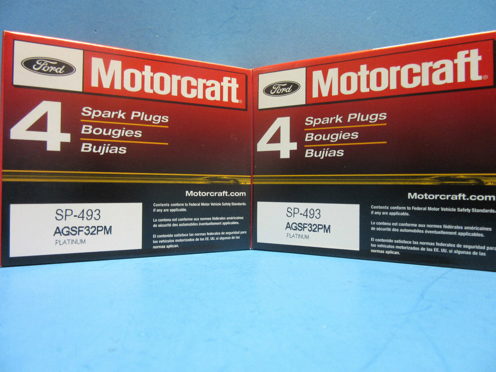 Set 8 FORD Spark Plugs Motorcraft SP493 & Coils OEM # AGSF32PM DG508 4.6 V8