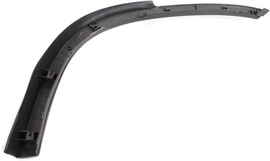 Fender Trim Compatible with 1997-2001 Honda CR-V Black, Plastic Rear, Passenger Side Partslink HO1791101