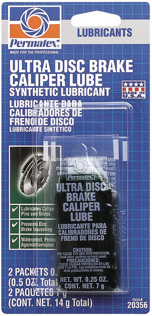 Permatex 20356-6PK Ultra Disc Brake Caliper Lube, 14 G (Pack of 6)