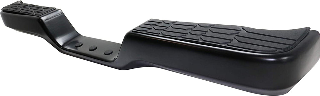 Evan-Fischer Aftermarket Step Bumper Compatible with 1989-1995 Toyota Pickup Powdercoated Black Steel