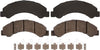 Gold 17D825MH Semi-Metallic Front Disc Brake Pad Set