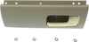 Interior Door Handle Compatible with 2003-2011 Lincoln Town Car Rear, Passenger Side Beige Bezel with Chrome/Gold Lever