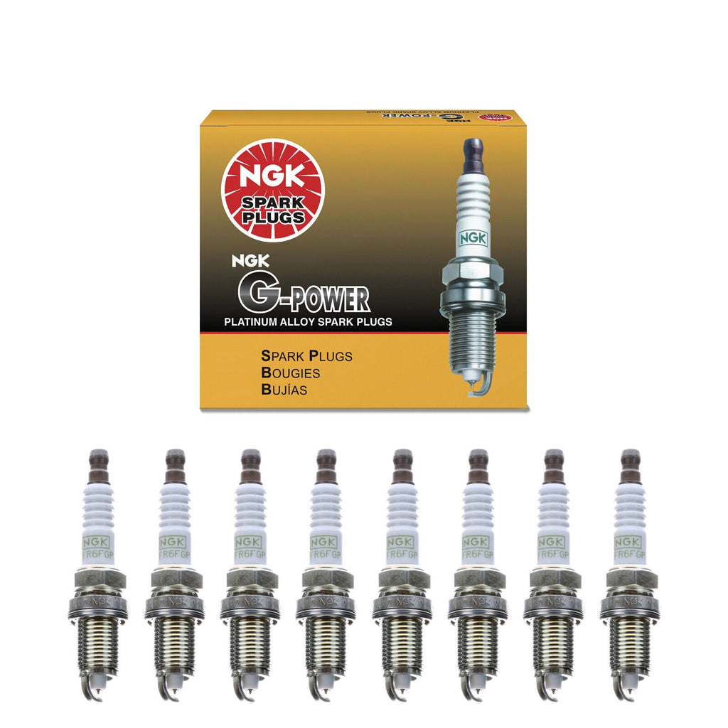 NGK G-Power Spark Plug 8PCS for Acura BMW Chevy Dodge Ford Jeep Ram 7100 ZFR6FGP