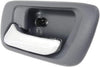 for Honda Accord Interior Door Handle Rear, Driver Side Gray Bezel with Chrome Lever (1998-2002) | Trim:All Submodels | HO1553103 | HO1553103