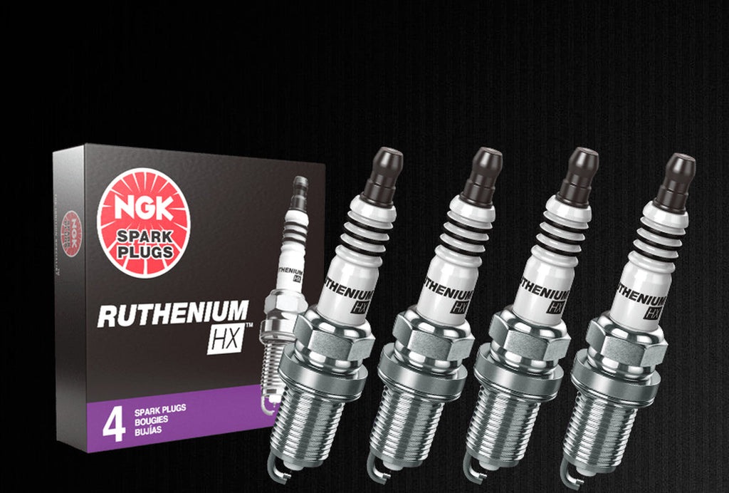 NGK (94122) LFR6AHX-S Ruthenium HX Spark Plug - Set of 4