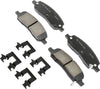 Gold 17D1172CHF1 Ceramic Rear Disc Brake Pad Kit with Clips