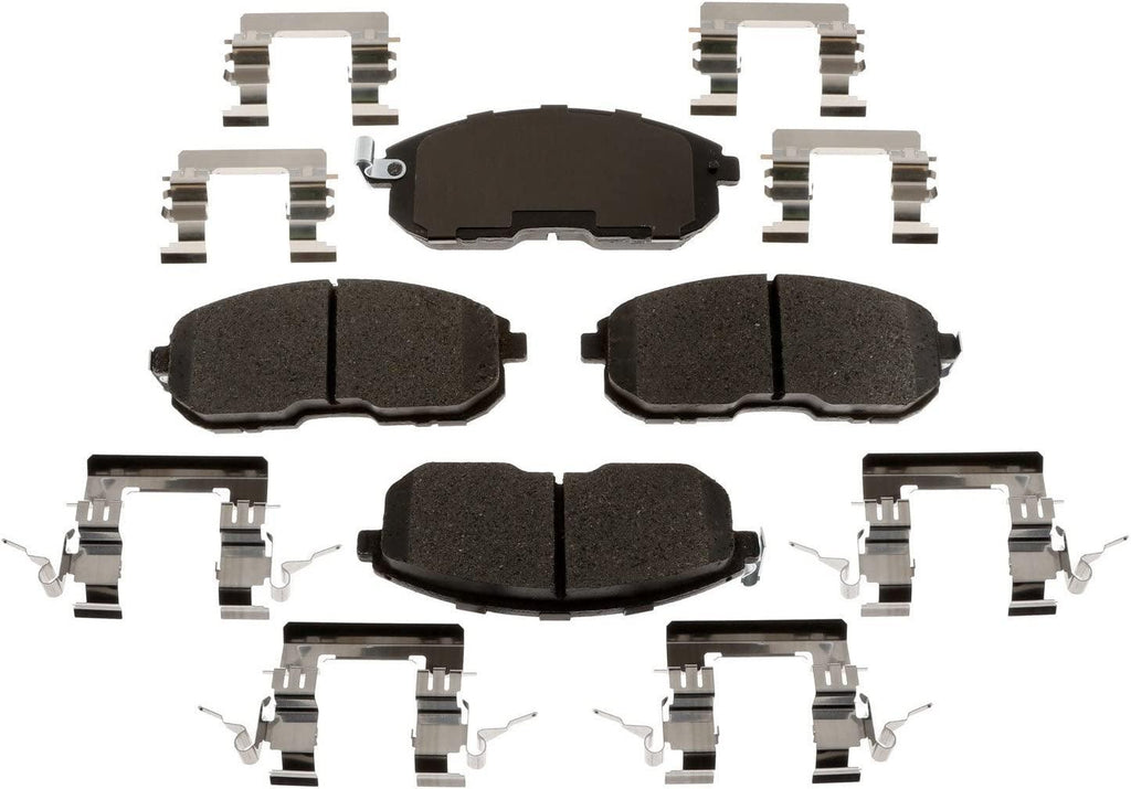 Gold 17D815CH Ceramic Front Disc Brake Pad Set