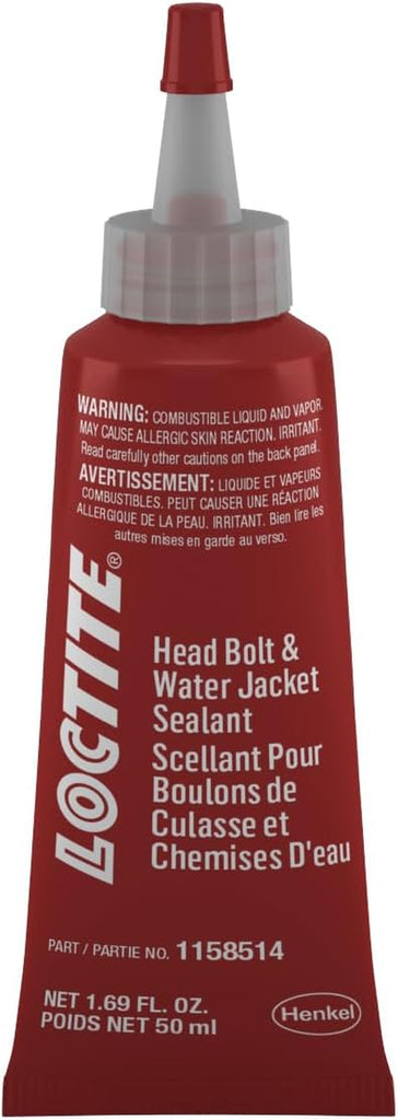 LOCTITE 1158514 Head Bolt and Water Jacket Sealant: Thread Selant, Single Component Anaerobic Hybrid, Eliminates Corrosion, Prevents Premature Loosening | 50 Ml. Tube