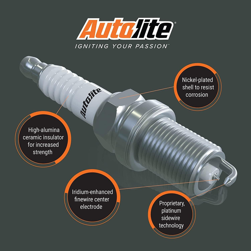 Autolite Iridium XP Automotive Replacement Spark Plugs, XP3922 (4 Pack)