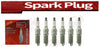 CHAMPION COPPER plus Spark Plugs J8C 841 Set of 6